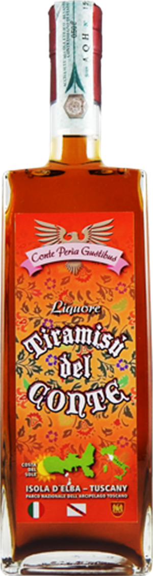 Liquore al TiramisÃ¹ dellâ€™Isola dâ€™Elba â€“ TiramisÃ¹ del Conte | Bottiglia 50 cl