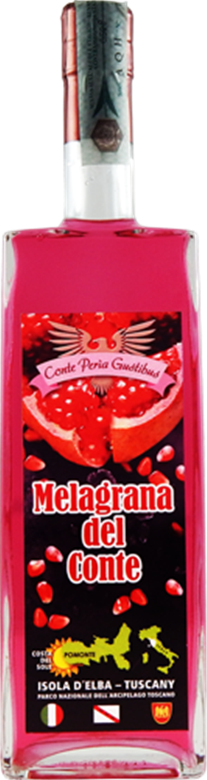 Liquore alla Melagrana dell'Isola d'Elba -Melagrana del Conte | Bottiglia 50 cl